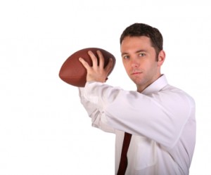 quarterback pose